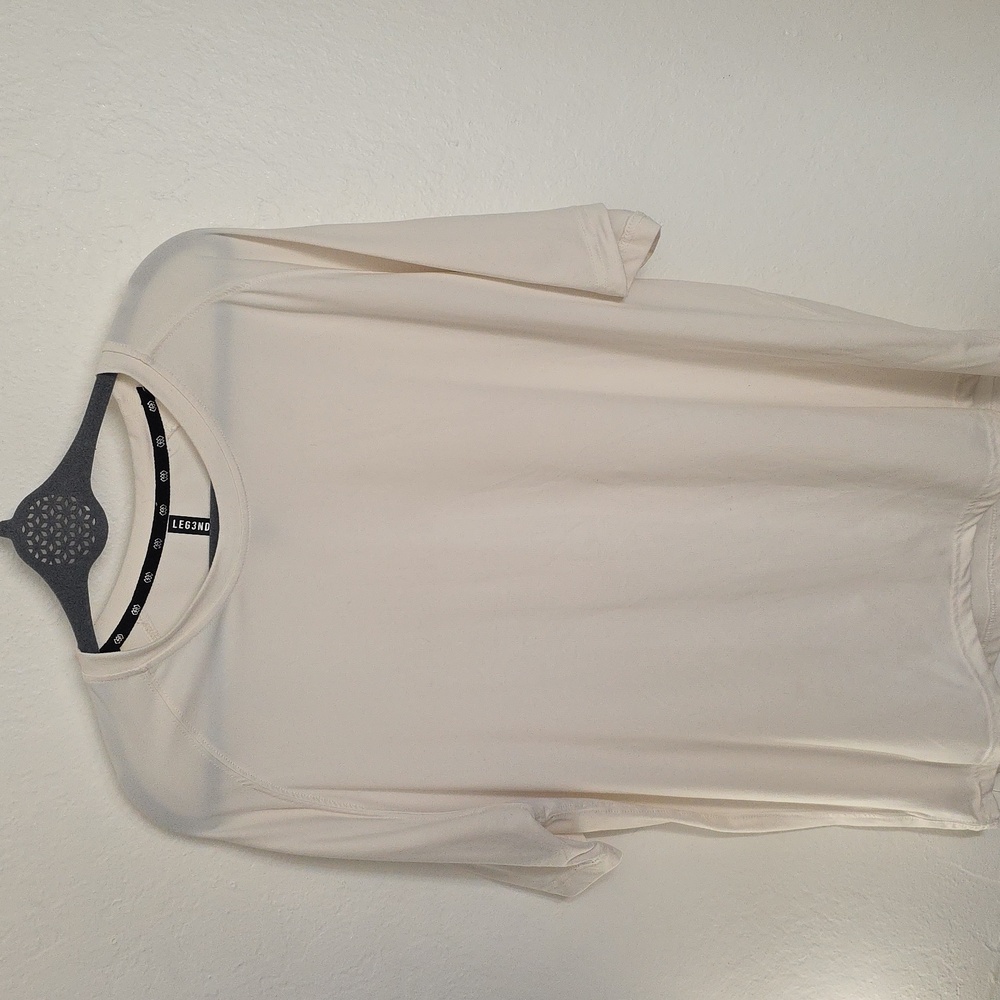 Mens Cream Short Sleeve Tee